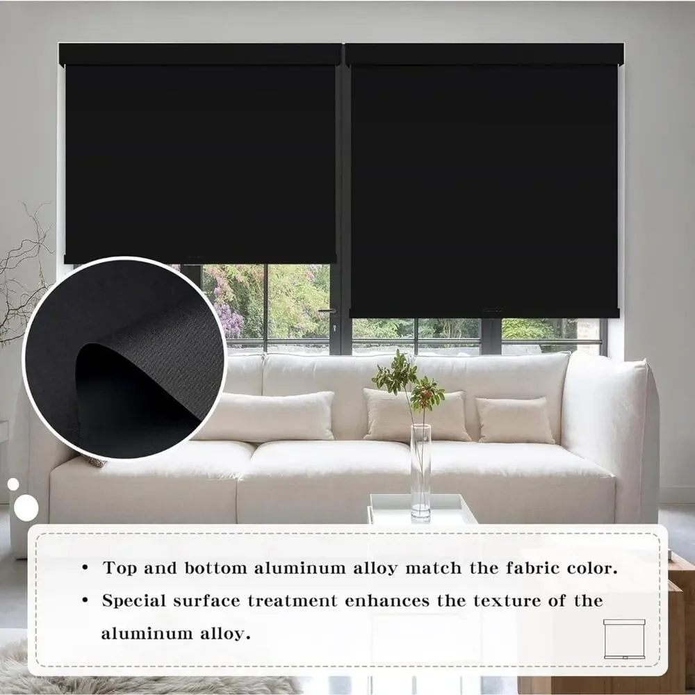 SUNOFF Cordless Blackout Roller Shade Blind 32